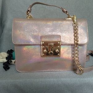 steve madden iridescent purse